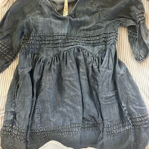 Washed  Denim dress